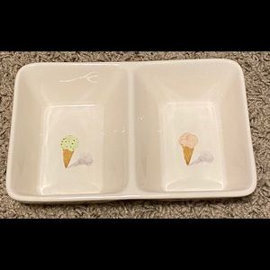 Rae Dunn double organizer tray